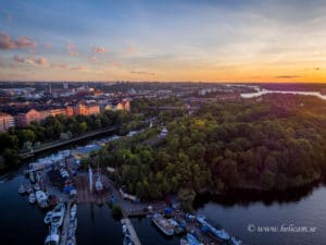 Helicam Sweden Flygfoto Stockholm